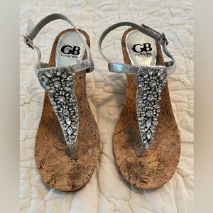 Gianni Bini rhinestone wedge